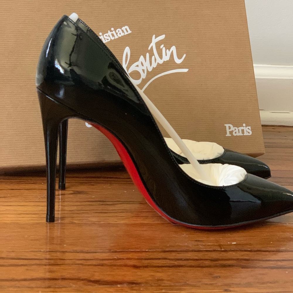 Christian Louboutin black pigalle shoes